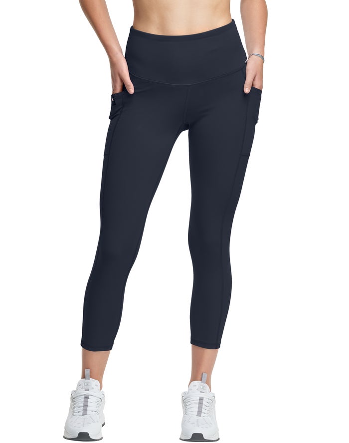 Champion Absolute 3/4 Pocket Legging Dames - Donkerblauw - Belgie 7013MBDIA